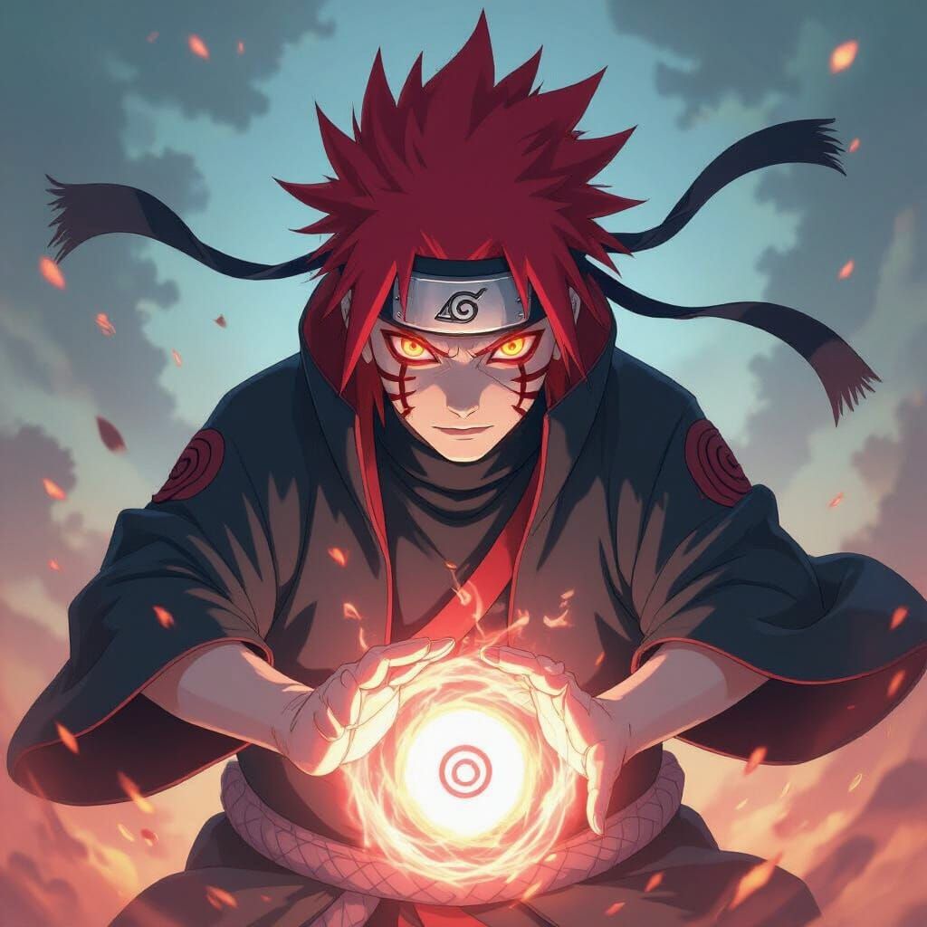 Uzumaki Clan Member With Six Paths Sage Mode Power
