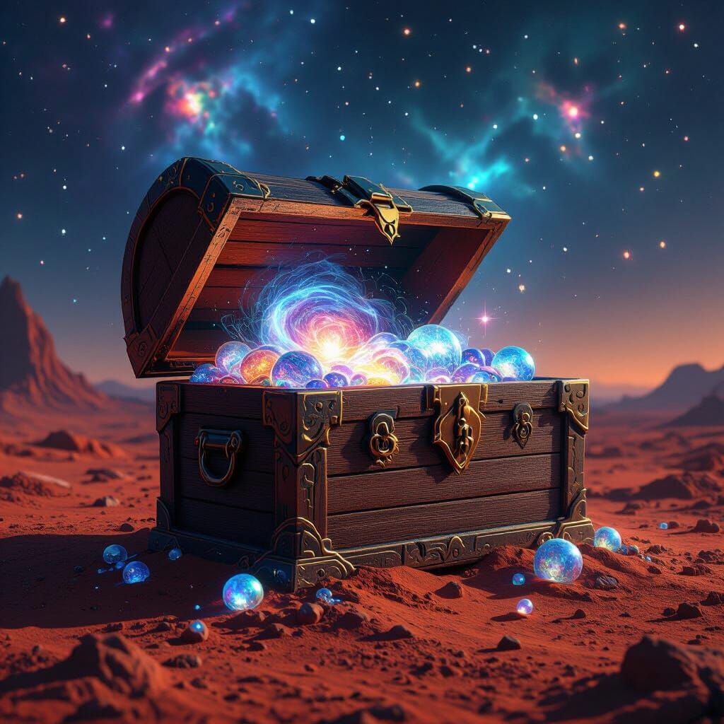Cosmic Treasure Chest on Alien World