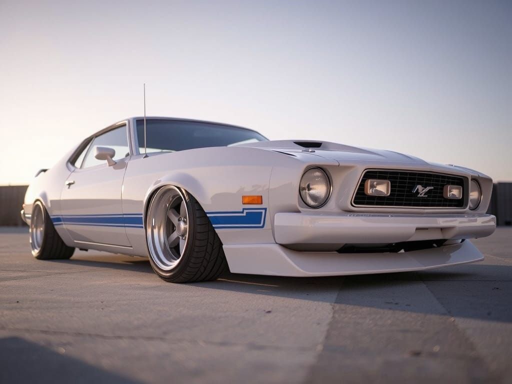 1975 Ford Mustang II Restomod in Sunlight