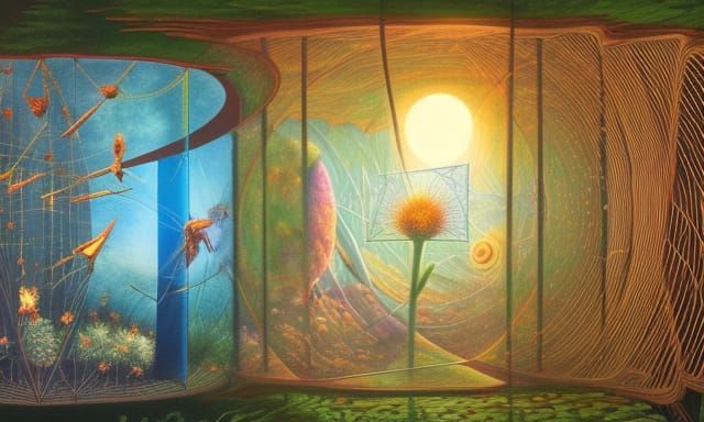 Human-Bird Hybrids on Stargazing Platform in Motion