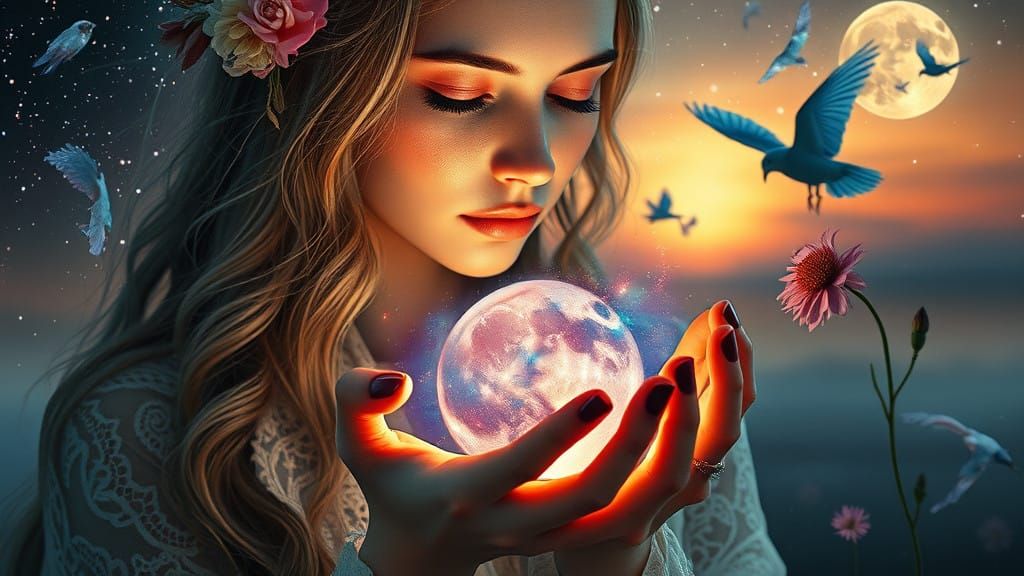 Serene Goddess of the Cosmos