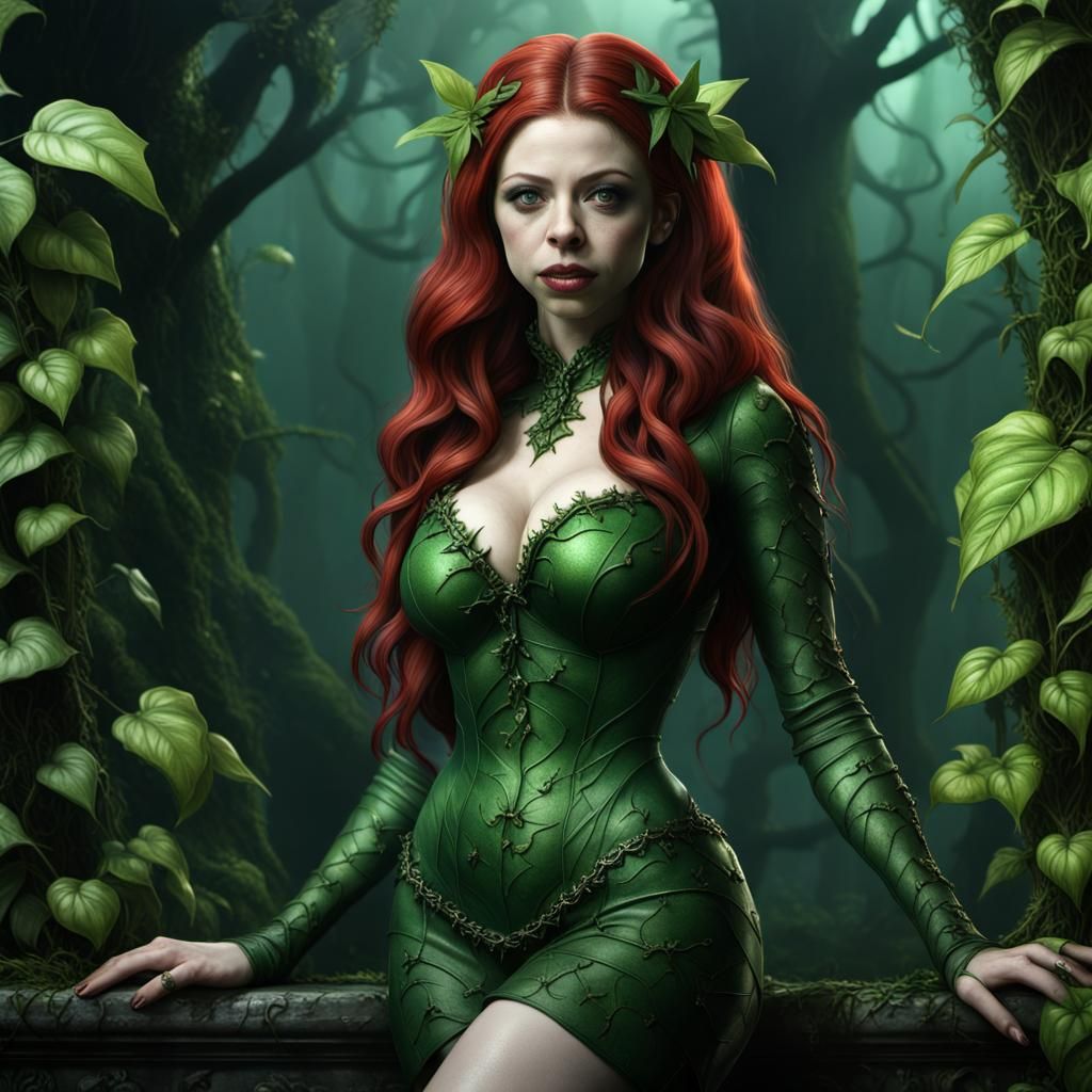 Poison Ivy Detailed Matte Painting in Unreal Engine