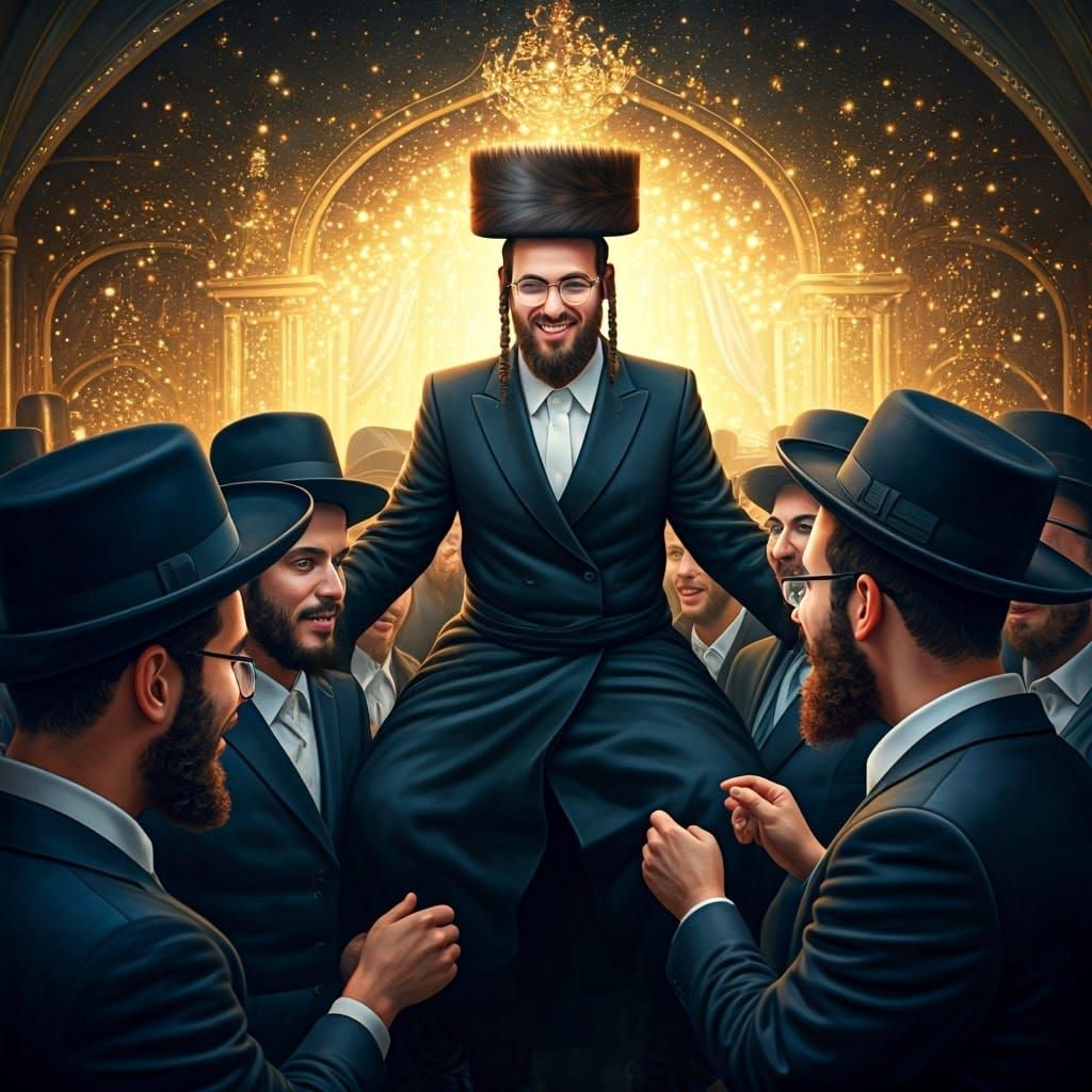 Vibrant Hasidic Wedding Celebration in Jerusalem