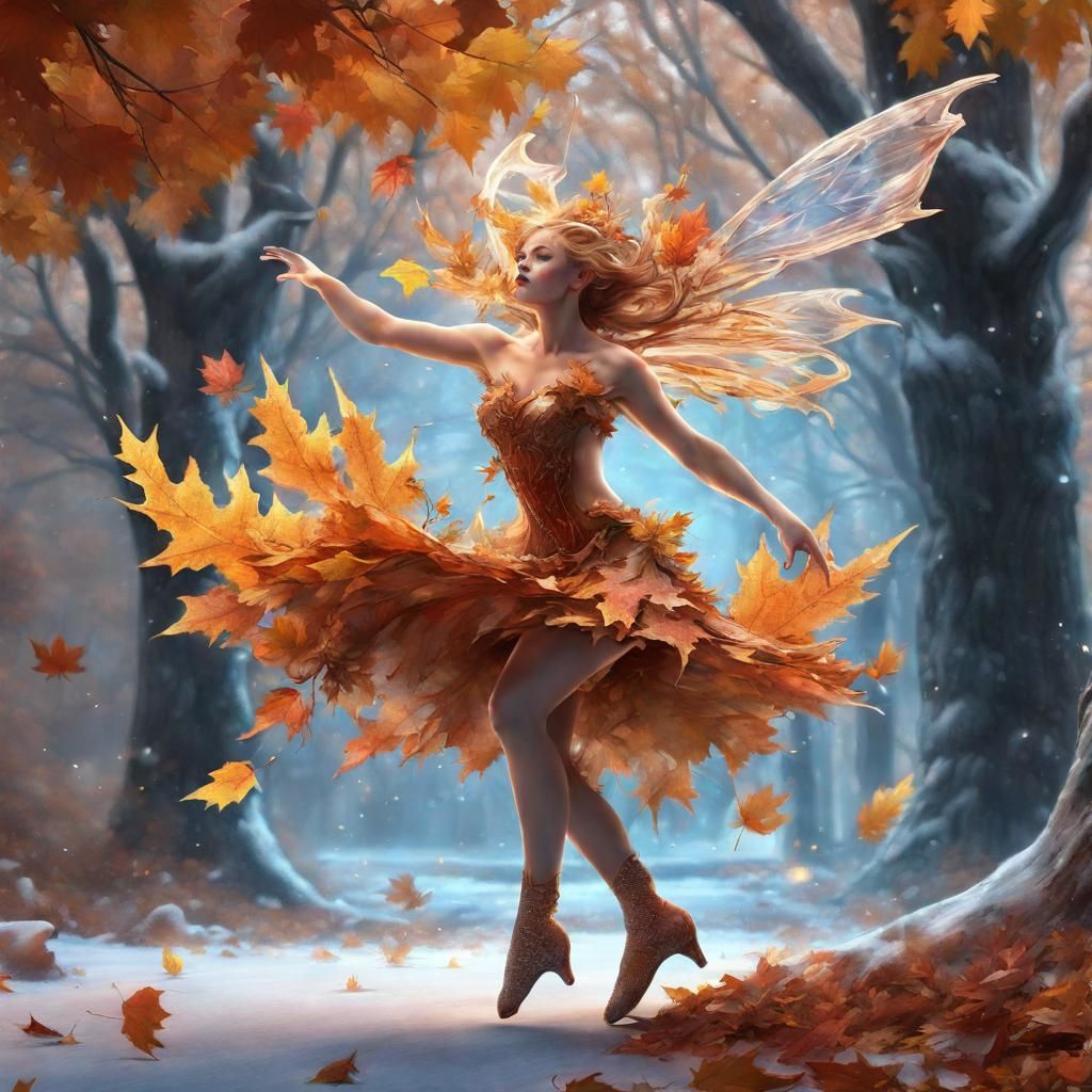 Fantasia Fairy Changes Autumn to Ice