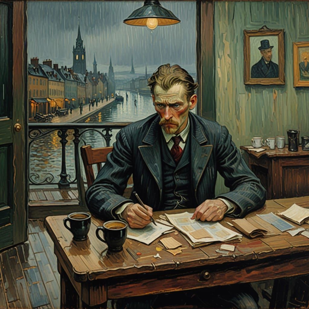 A Creative Crisis in Somber Hues