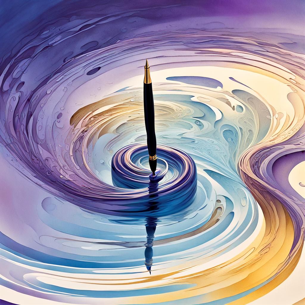 Mathematical Abstraction in Soft, Dreamy Hues