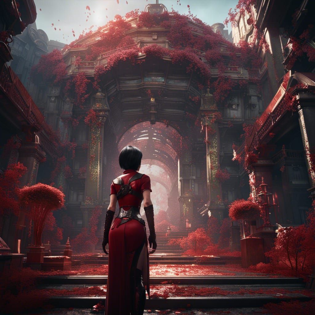 Ada Wong: Detailed Matte Painting in Unreal Engine