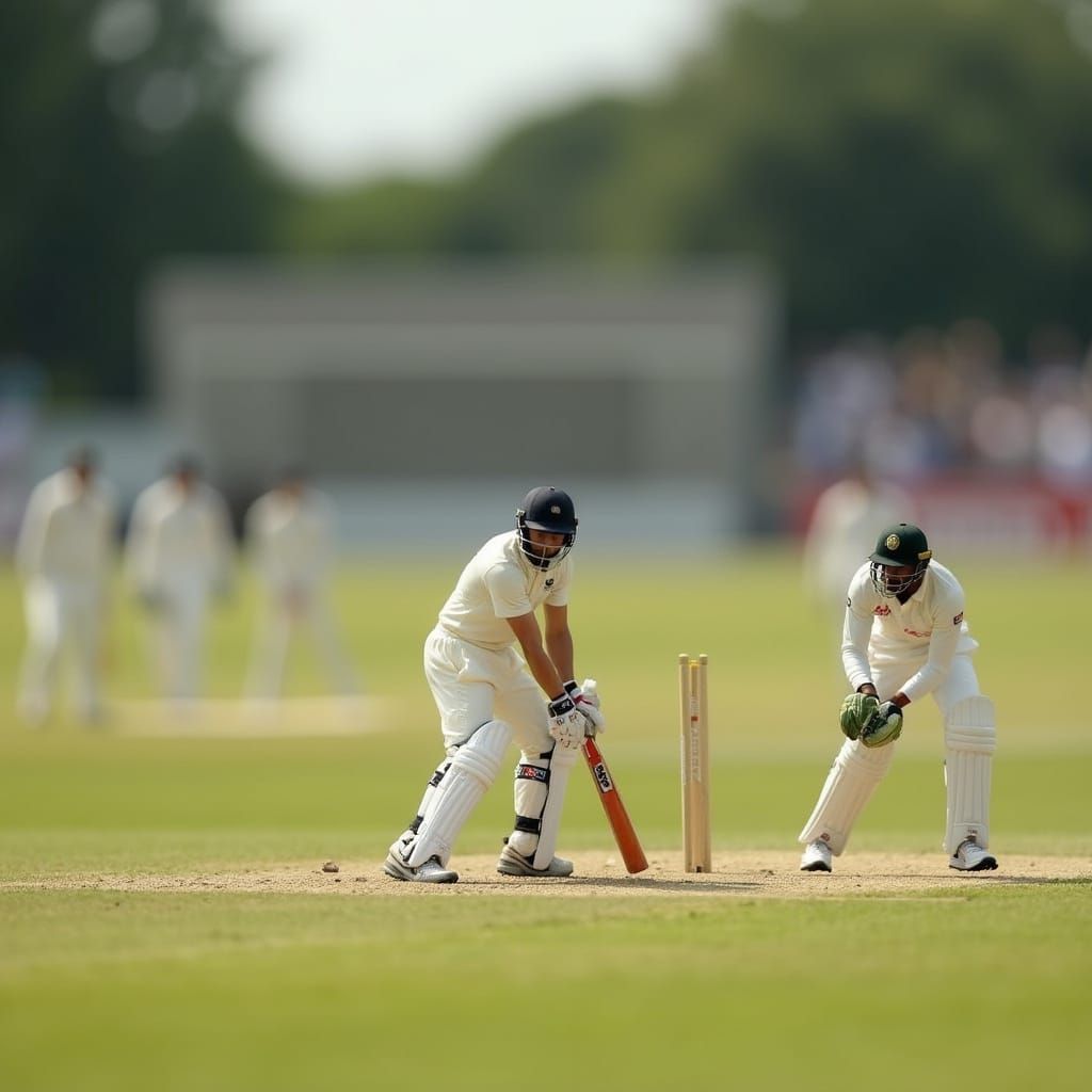 Miniature vs Gigantic Cricket Players