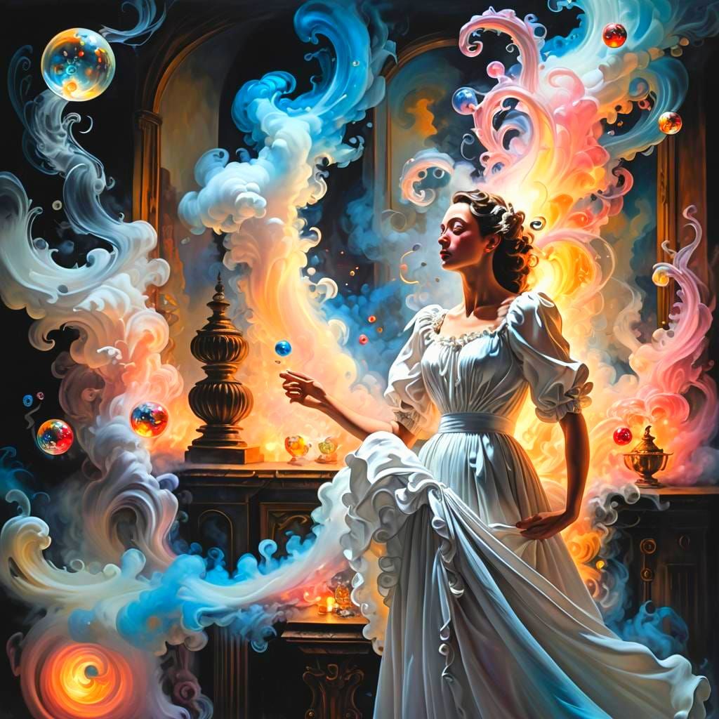 Surreal Moonbeam Radiator Smoke Candy Dreamscape