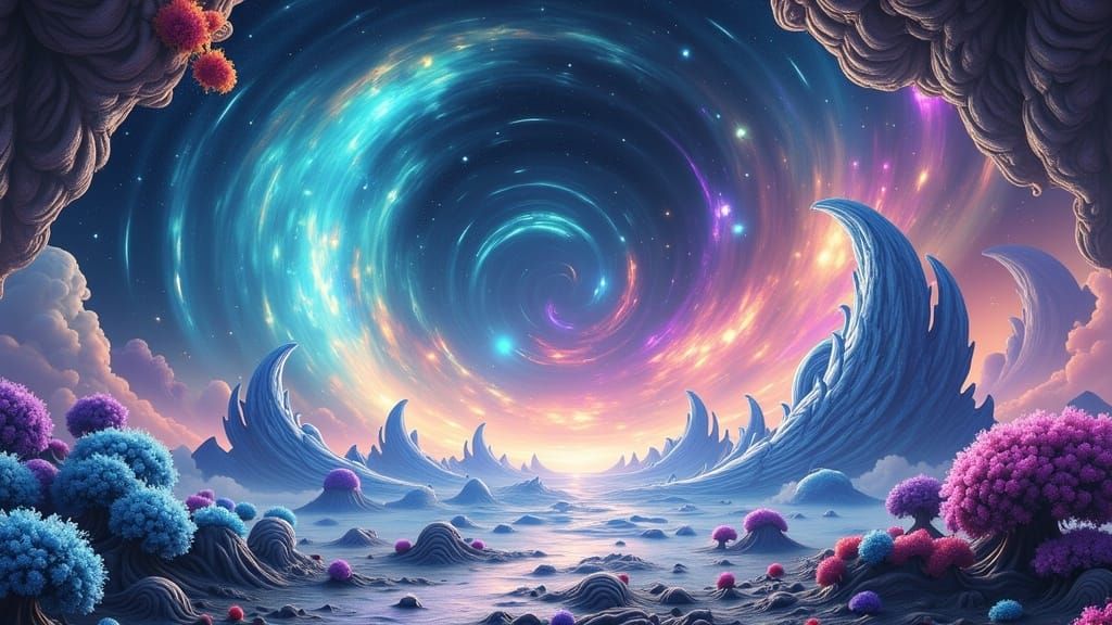 Ethereal Dreamscape Concept Art in 8k