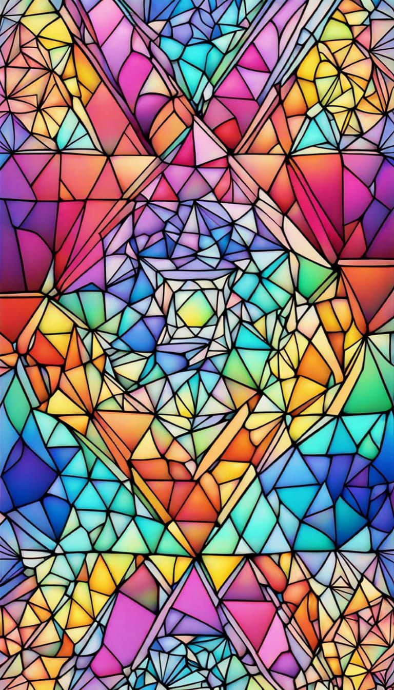 Zentangle Iridescent Masterpiece 
Extrapolate and Illustrate Four Distinct Different Images of several Complex Brilliant...