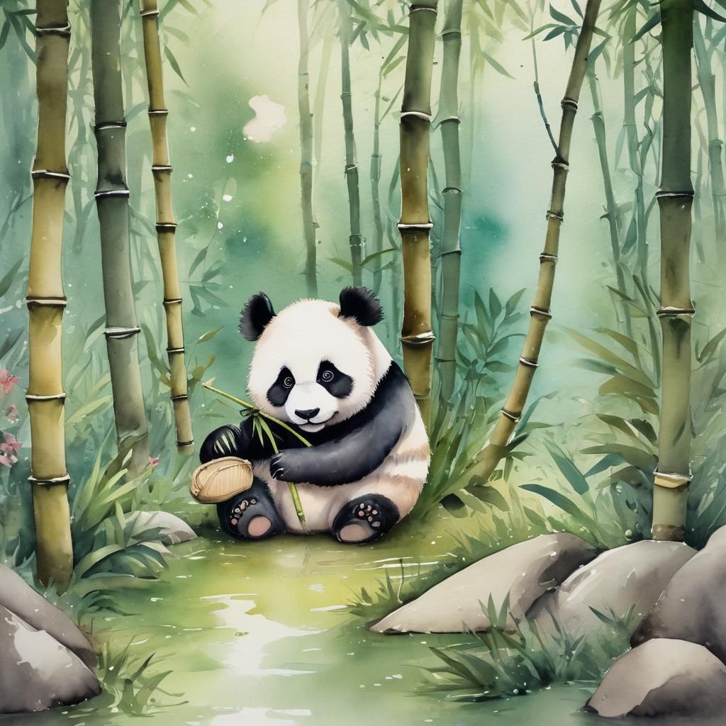 Cute panda