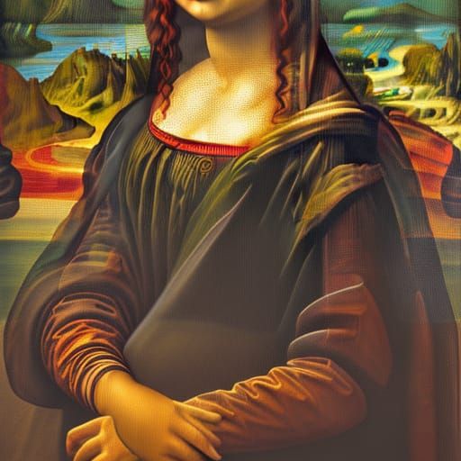 Taylor Swift as Mona Lisa: Hyperrealistic Portrait