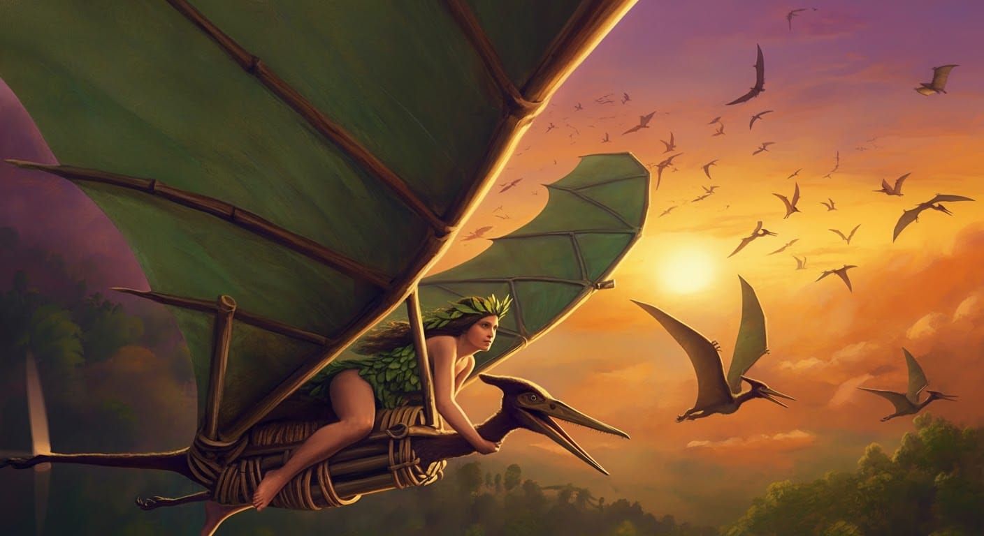 Human in Motion, Riding An Ancient Airship