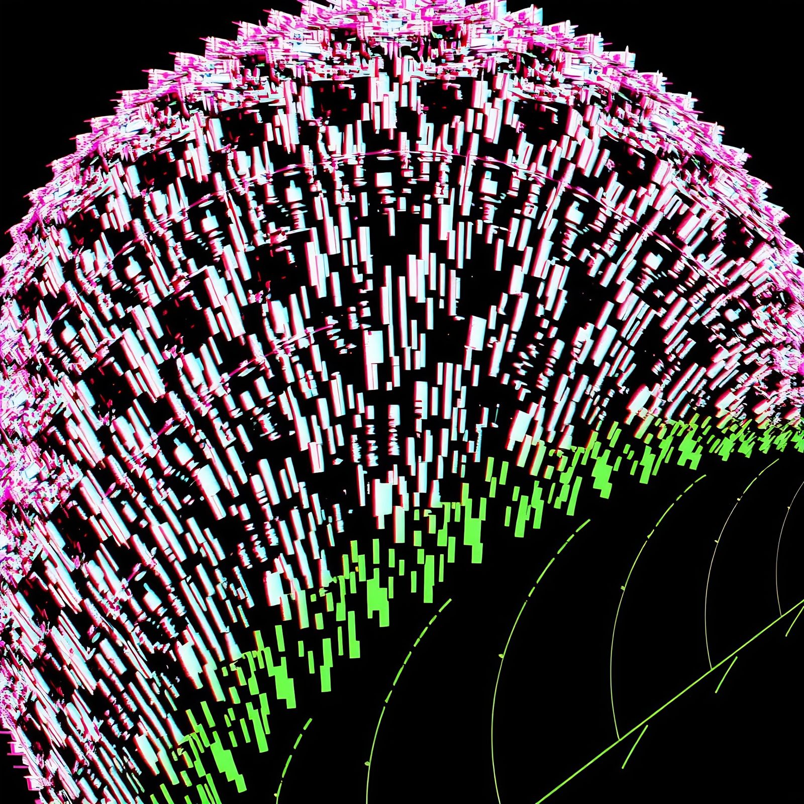 Textured 3D Autostereogram with Evolving Layers