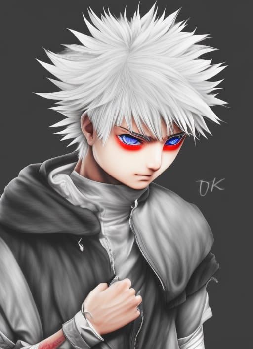 Killua: Hyperdetailed Pop Art Digital Illustration