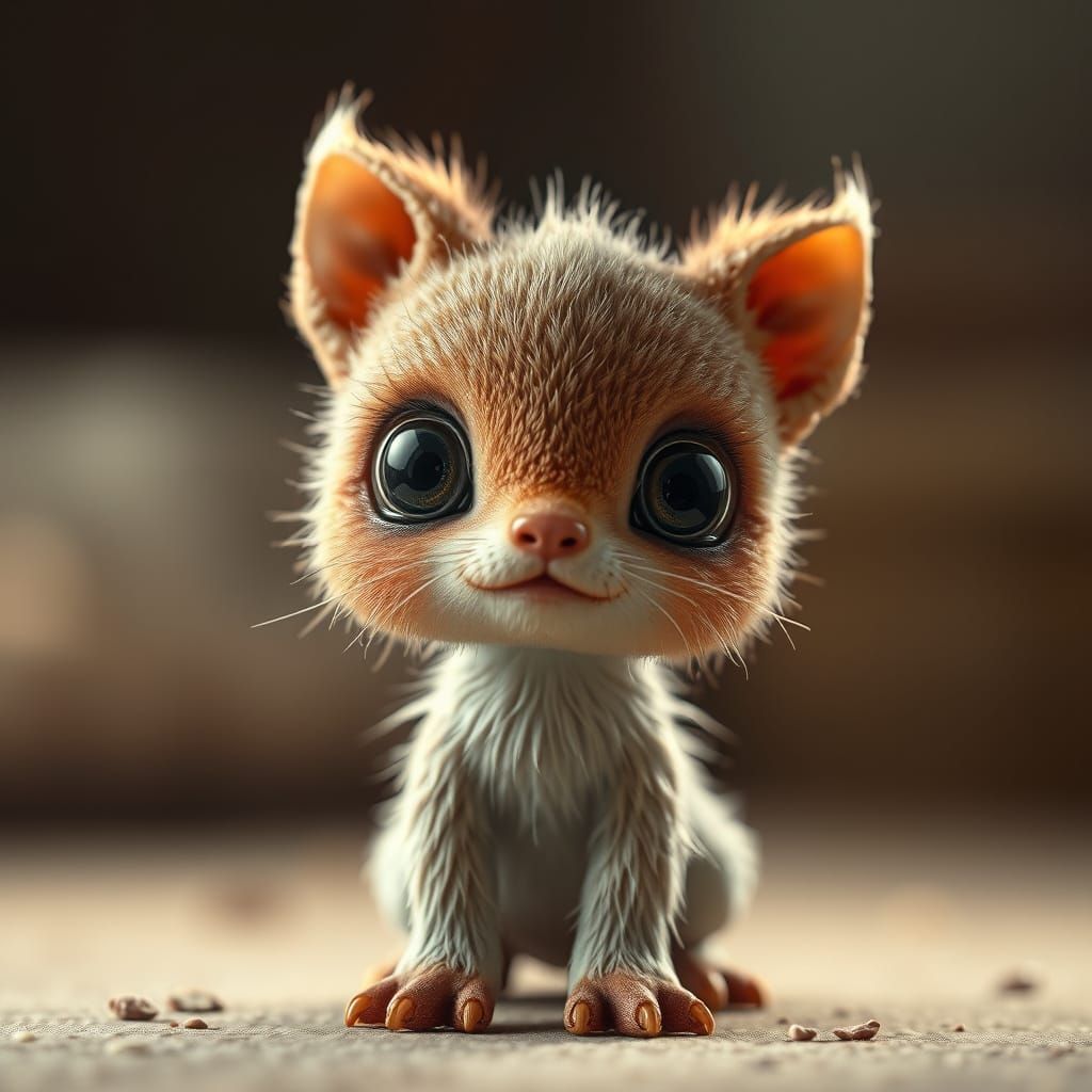 Hyperrealistic Surreal Creature in Dreamlike Realms