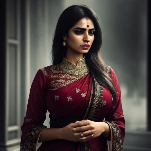 Hyperrealistic Woman in Cinematic Lighting