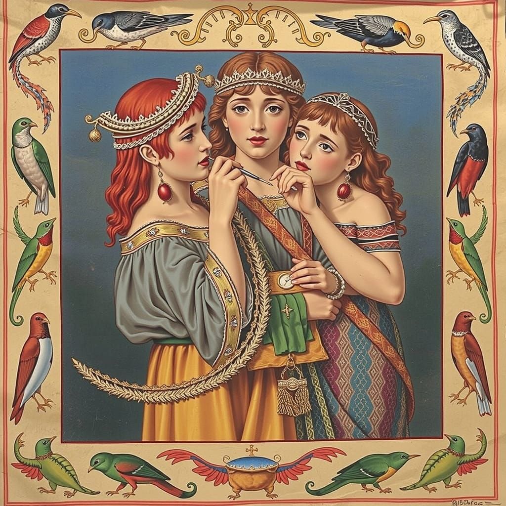 Surreal Alphabet and Creatures by Seraphinianus Style