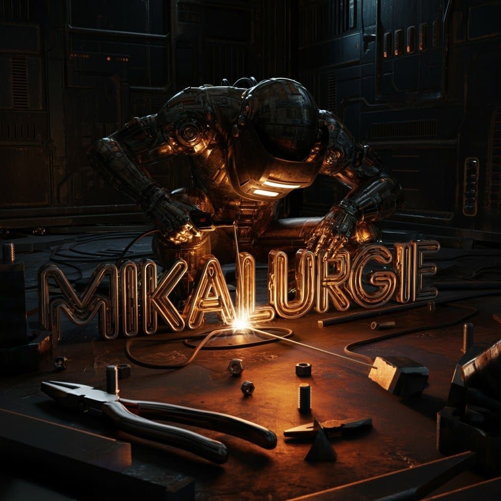 Sci-Fi Welder Creates MIKALURGIE in 3D Art