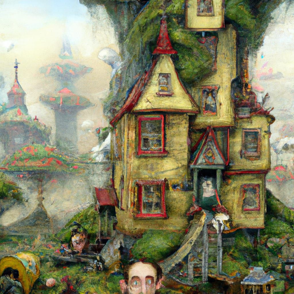 Surreal Cannabis Treehouse Mansion Inspired by Dr. Seuss