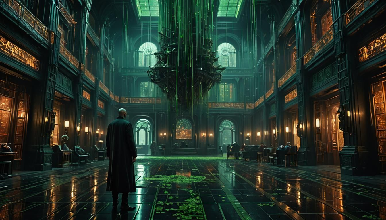Maximalist Neo in the Matrix: Epic Digital Art