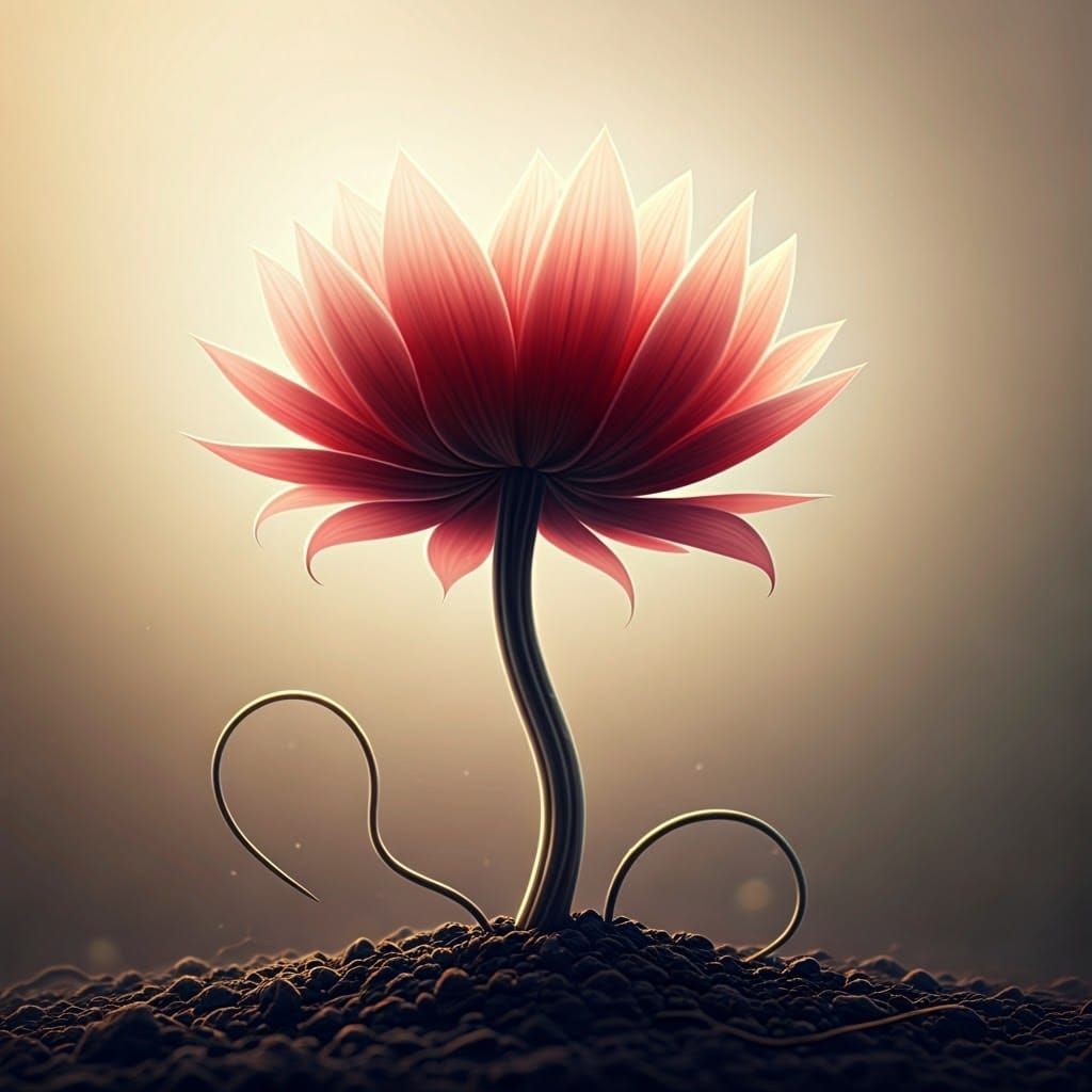 Ethereal Flower of Desire in Soft Focus