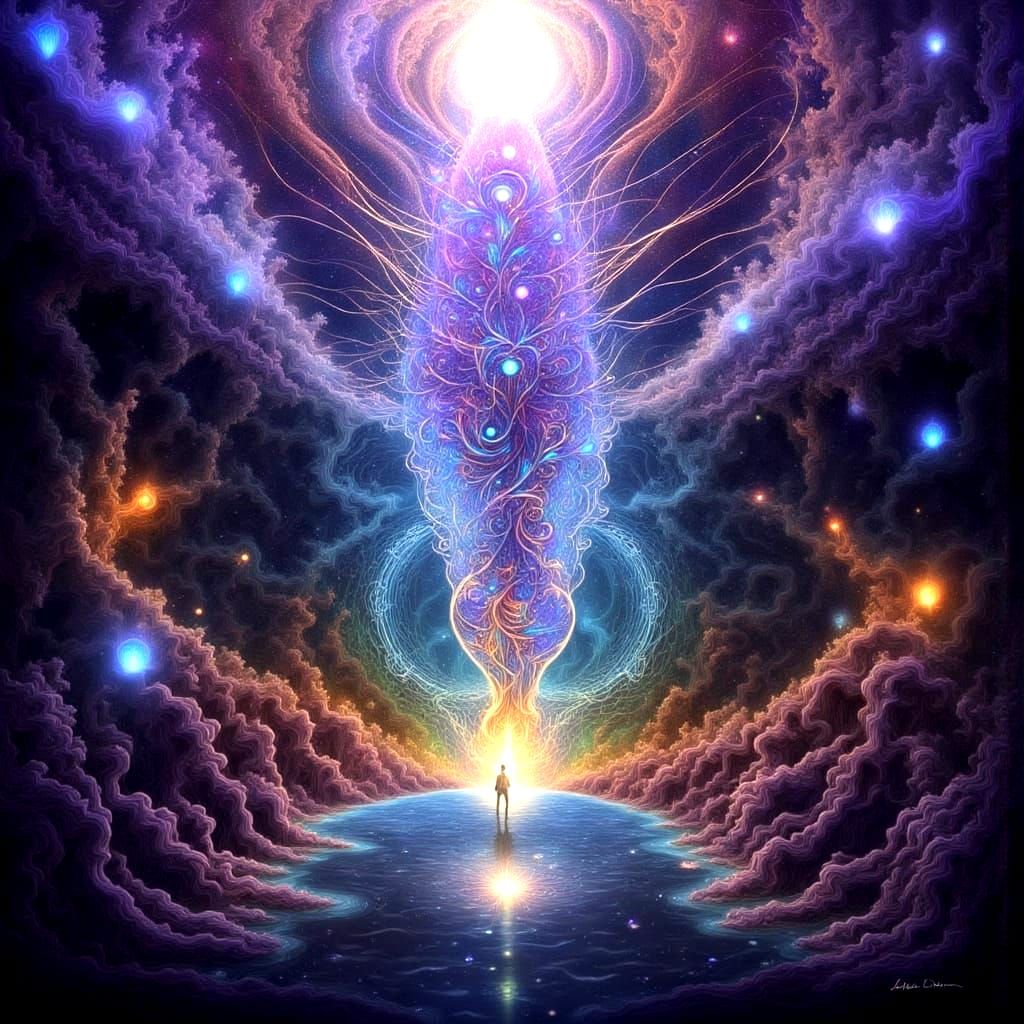 Surreal Music: Treble Clef Aurora Dreamscape