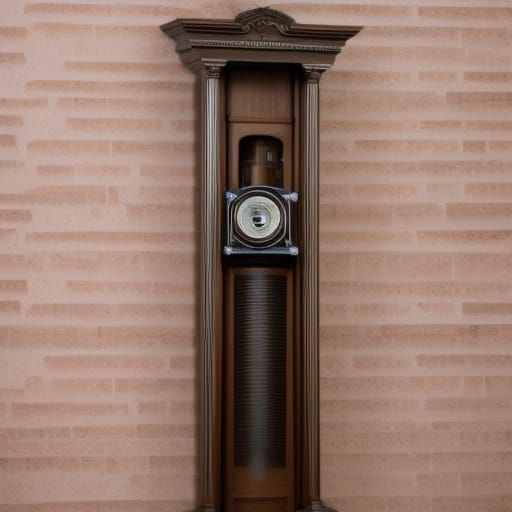 Grandfather Clock in Professional Photography Style