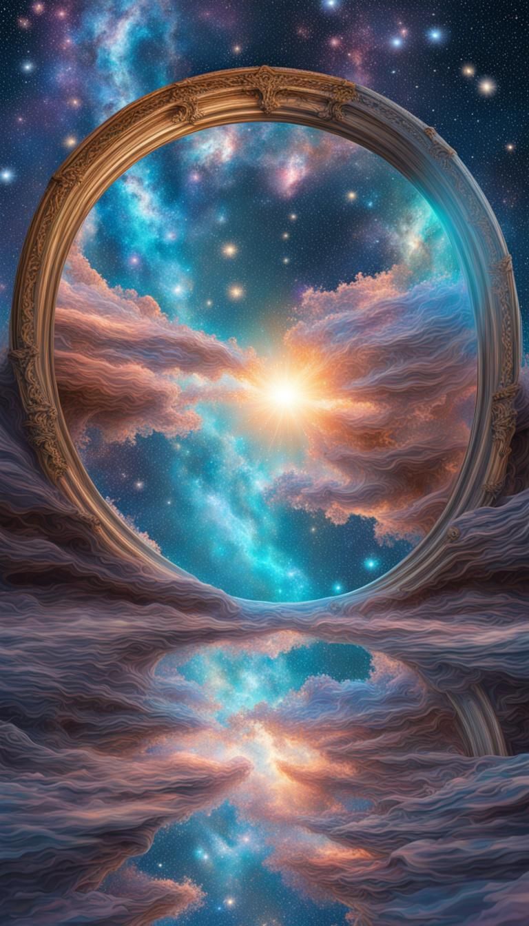 Infinite Mirror Reflecting Milky Way Galaxy