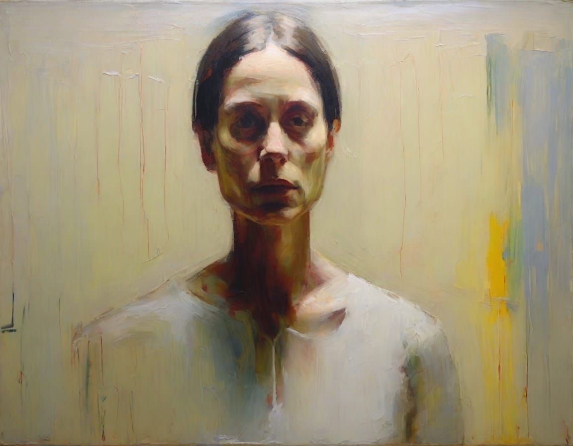 Impressionist Sfumato Oil Painting with Dramatic Lighting