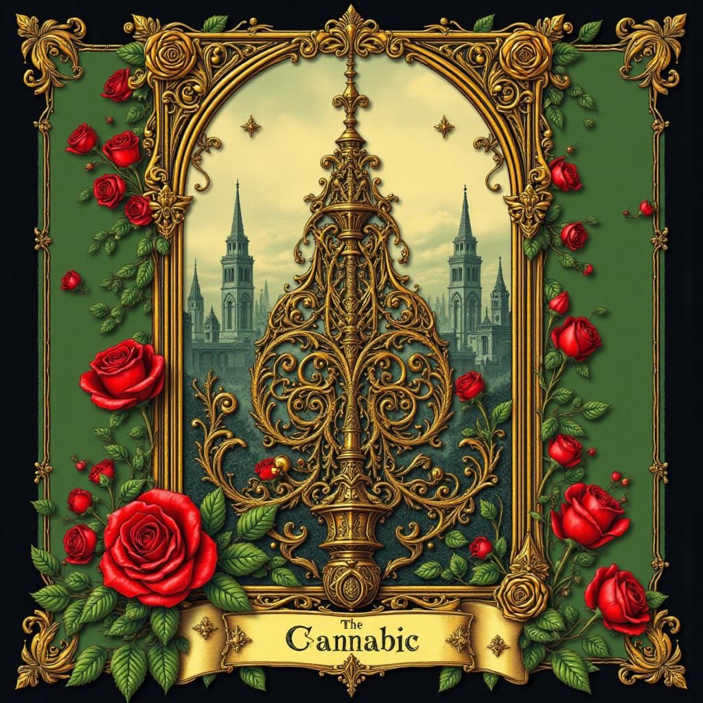 The Cannabis Fortuneteller Tarot Card