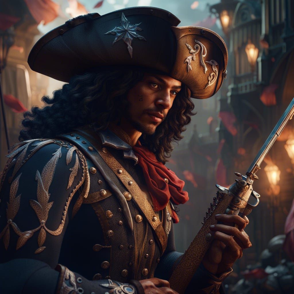 American Musketeer Fantasy Concept Art