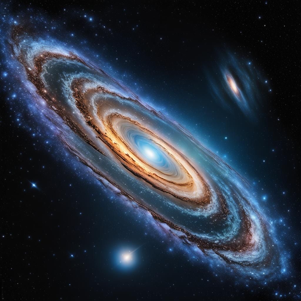 Andromeda Galaxy: Epic Cinematic Digital Matte Painting