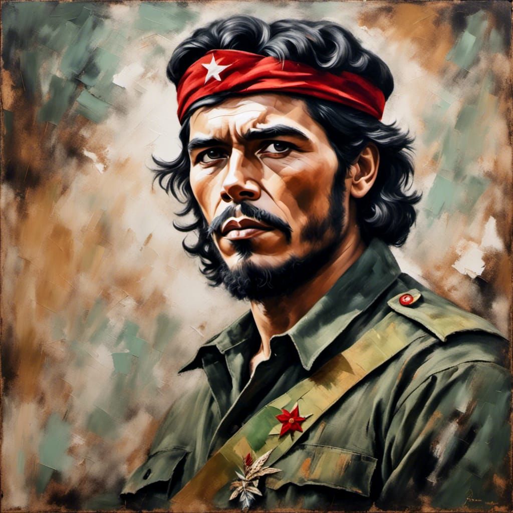 Portrait of  Che Guevara, Cuba
