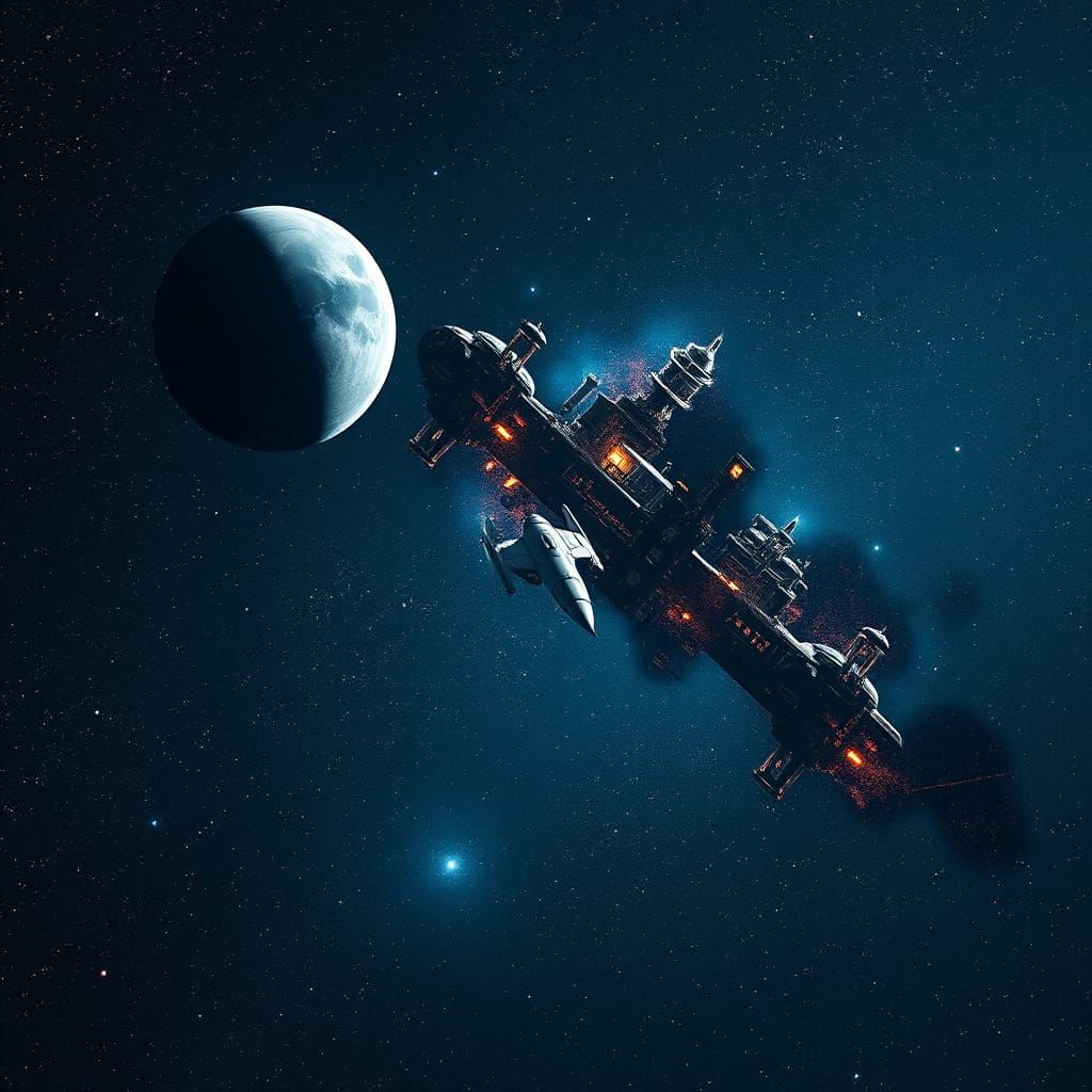 Vast Expanse: A Serene View of Outer Space