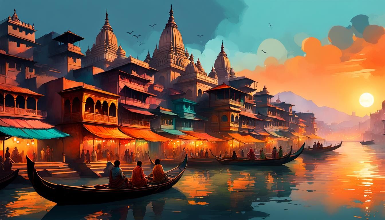 Banaras ghat