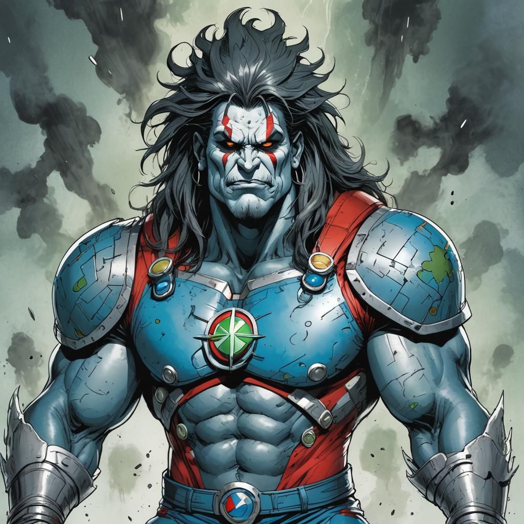 Lobo as Captain Planet Mashup