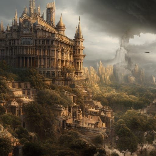 Epic Photorealistic Digital Matte Painting