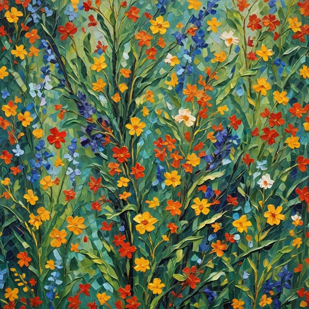 Walmart in Expressionist Neo-Impressionist Style