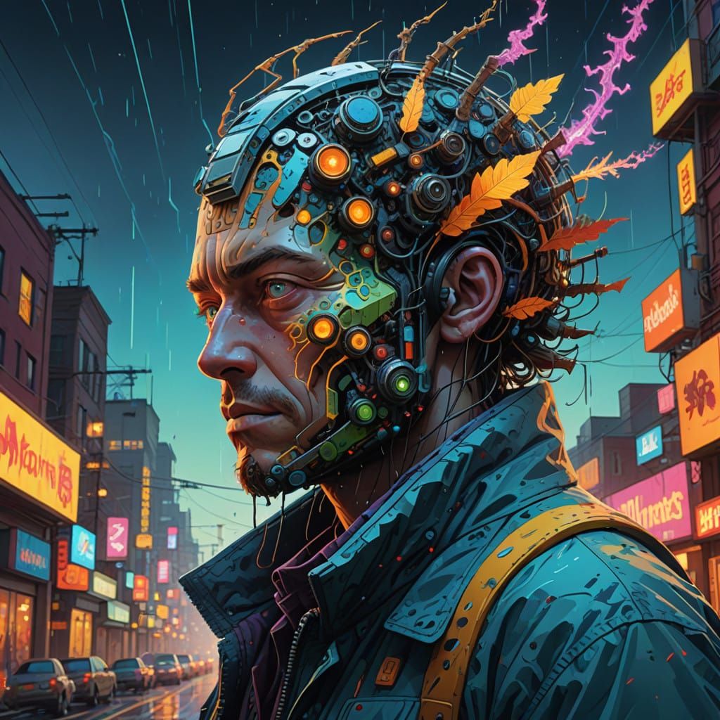 Hyperrealistic Fractal Pattern in Dramatic Splash Art Style