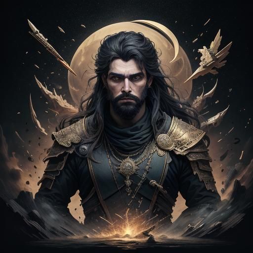 Enigmatic Figure Amidst Ancient Forest