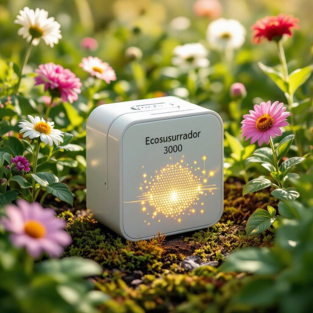 EcoSusurrador 3000 Encourages Flora in Lush Garden