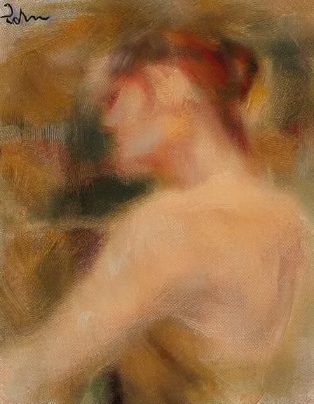 Person in Familiar Setting: Realistic Digital Art