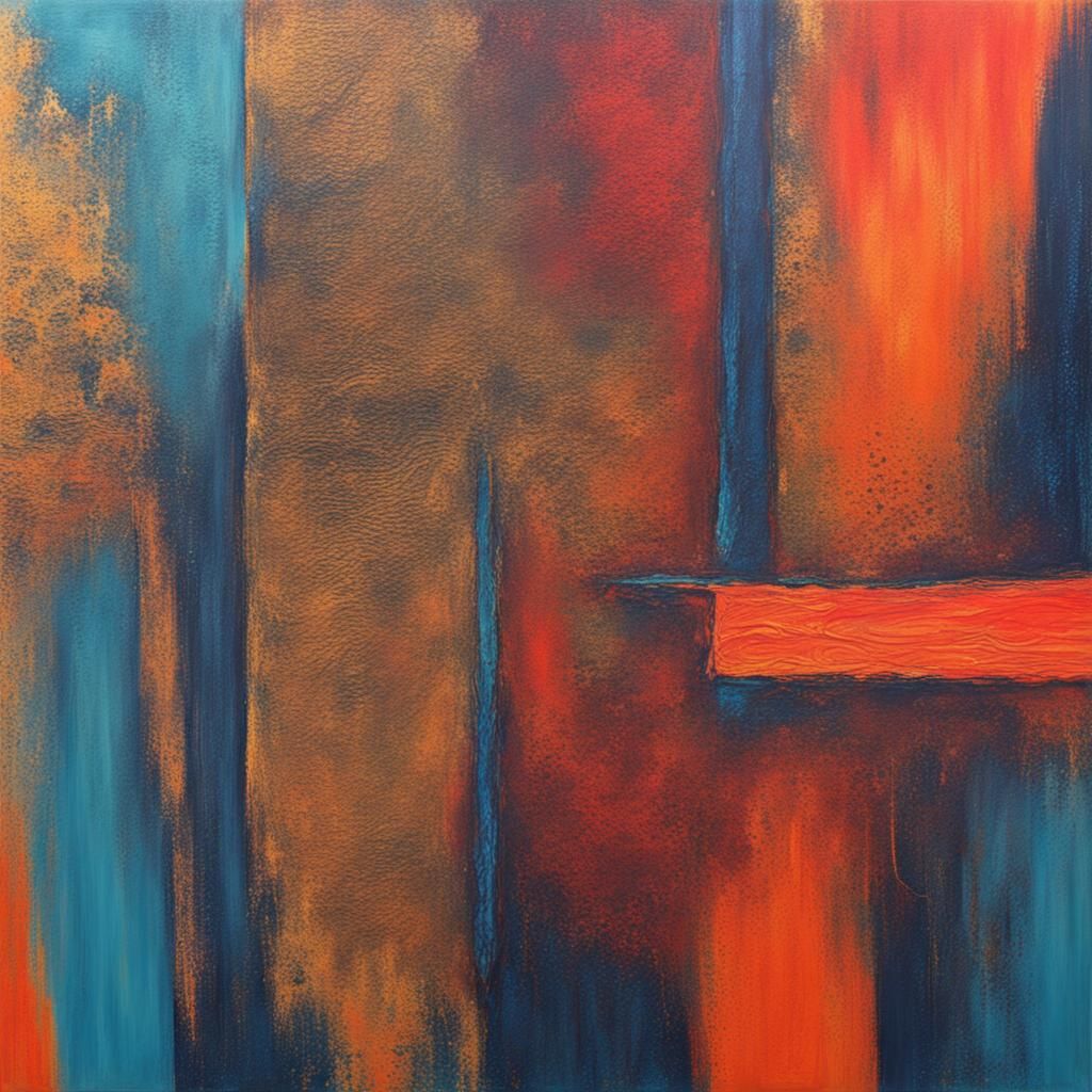 Abstract God in Complementary Colors