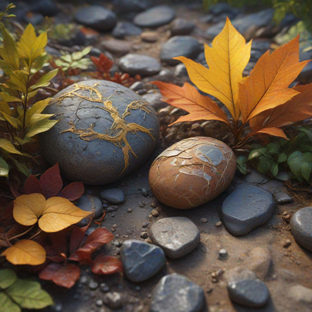 Earthy Textures in Golden Light