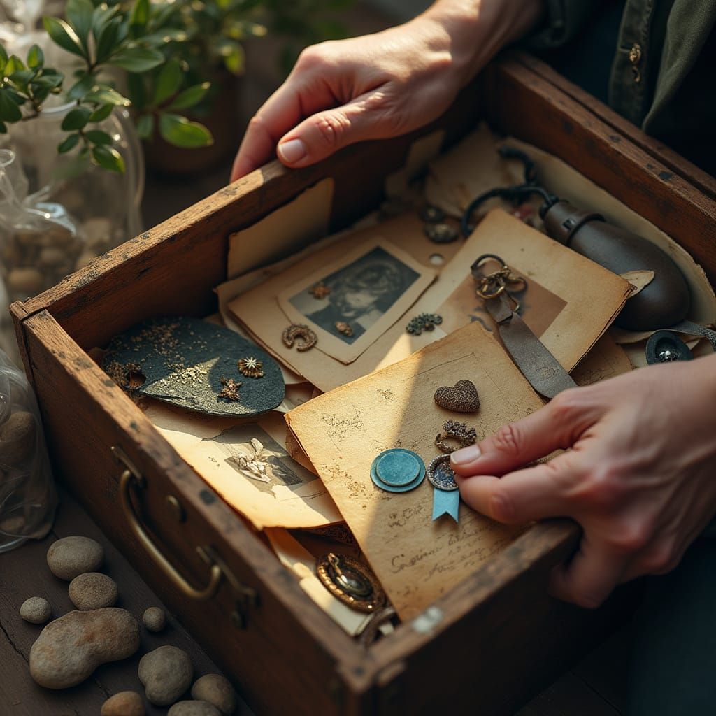 Nostalgic Treasures Found in an Old Shoe Box