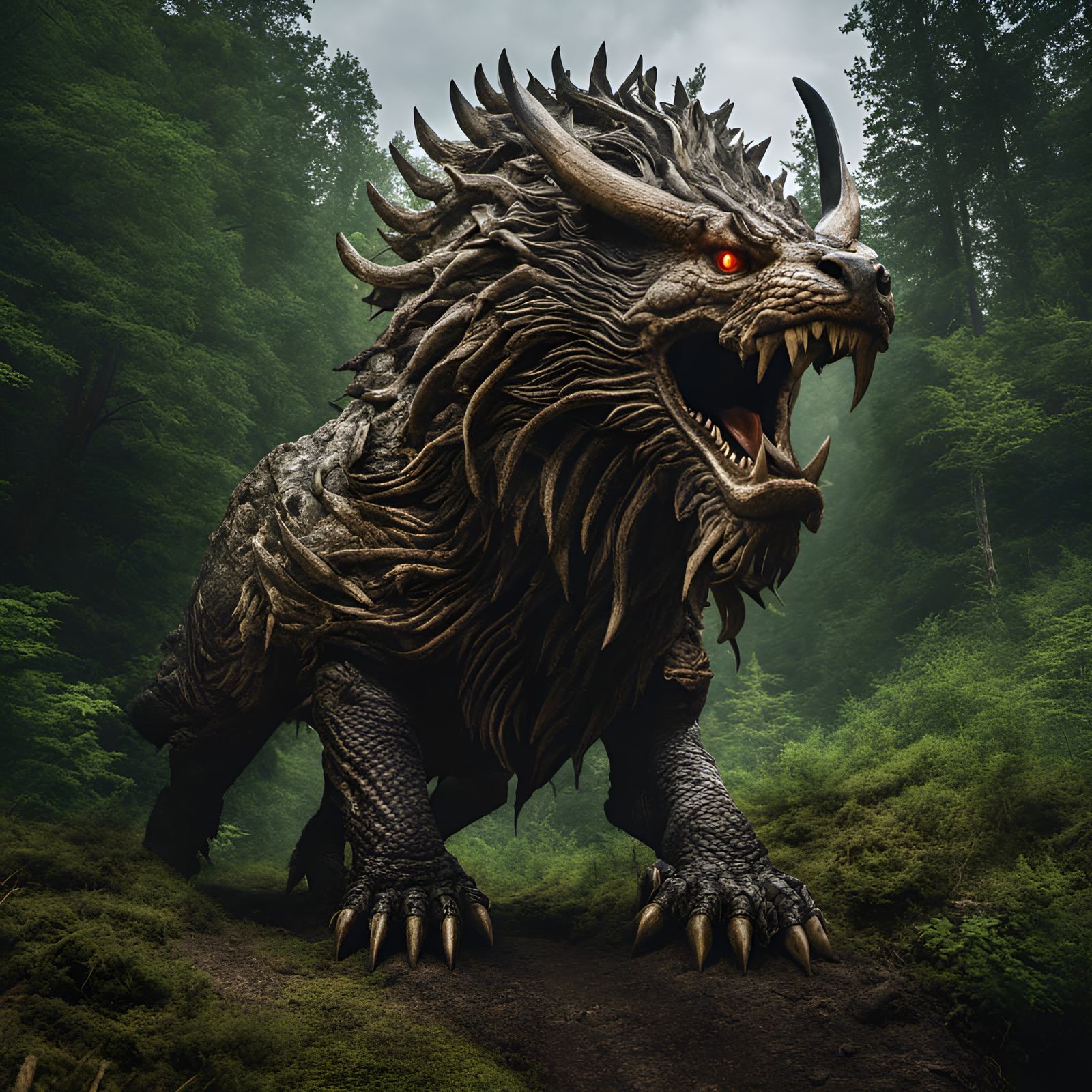 Hyperrealistic Serbian Mythical Creature in 32k UHD