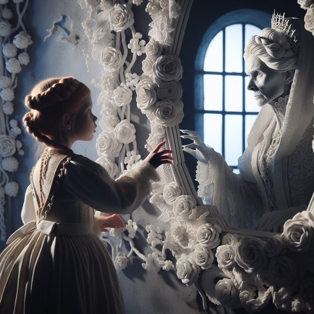 Mirror Reflection: Youth and Age in 3D Art