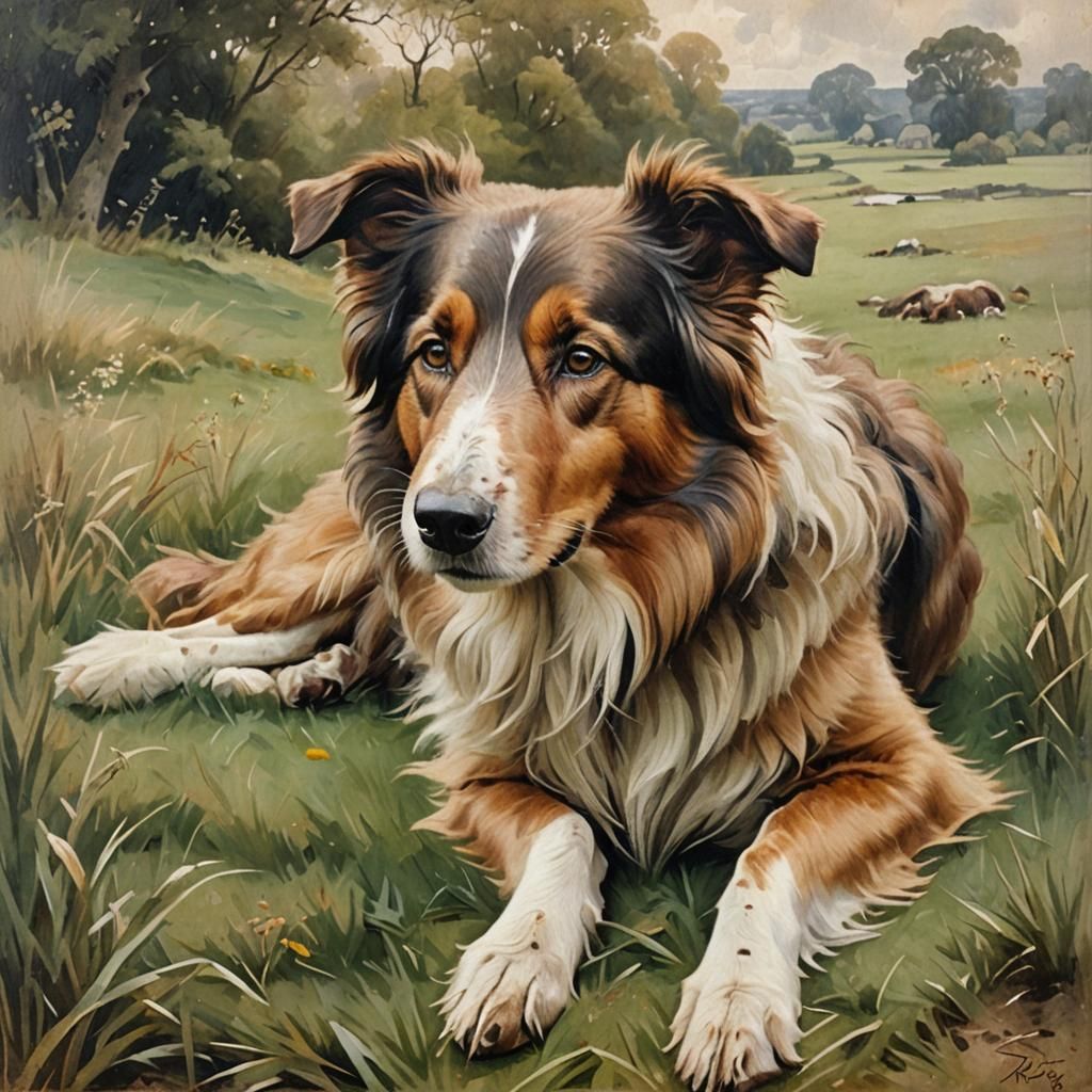 In the style of the artist Henry Hetherington Emmerson